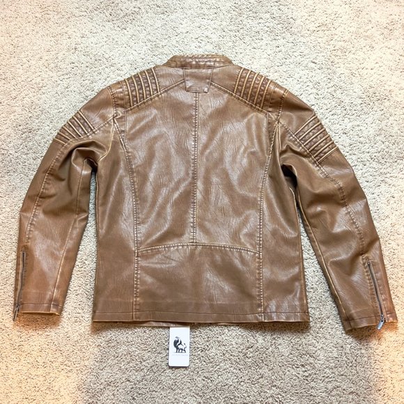 NWT David Outerwear Leather Jacket - Picture 4 of 14